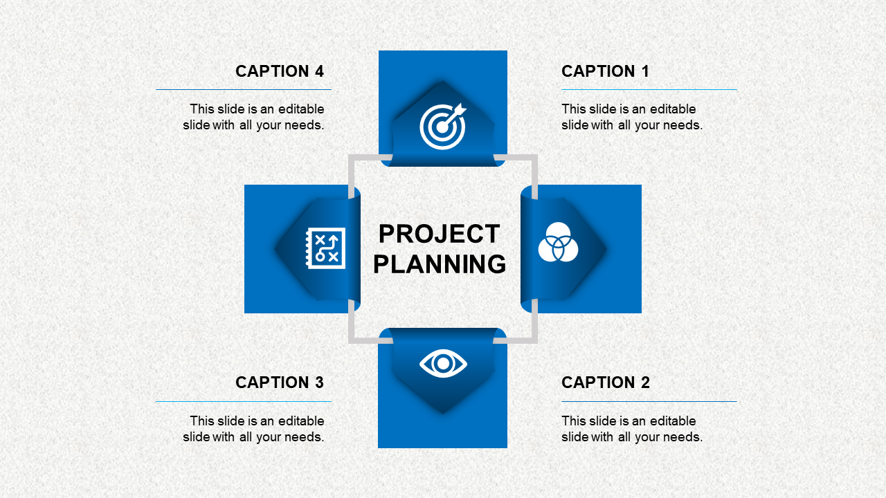 project planning ppt presentation-project planning-blue